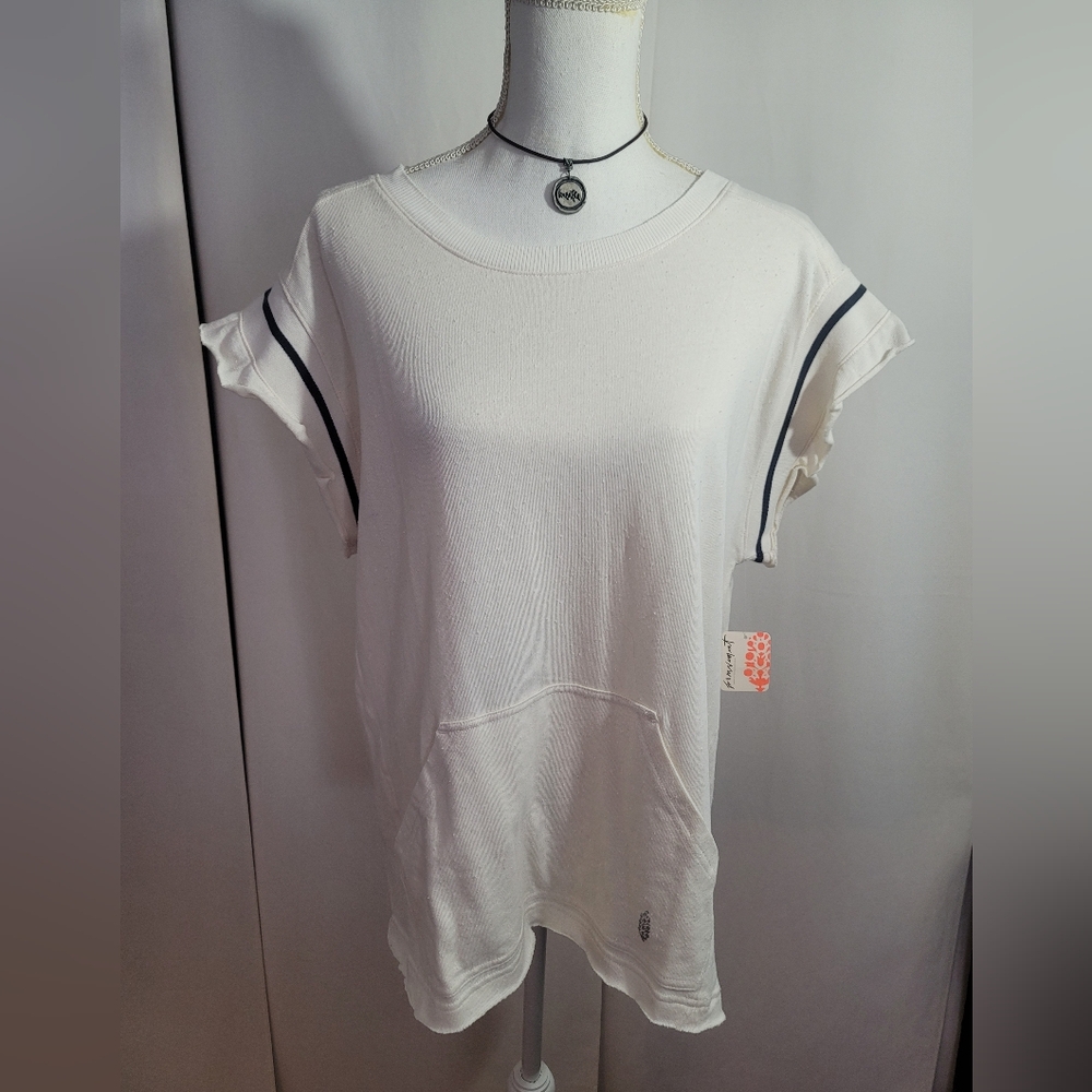 Free People beige top , size S